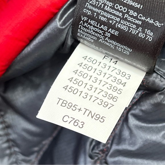 North Face Vest Mens Large Red ThermoBall Insulated Packable Puffer Outdoors Zip - Picture 8 of 11